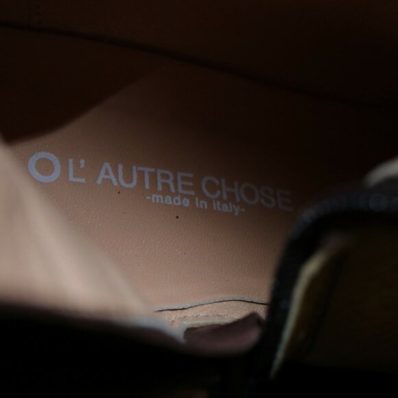 L'Autre Chose Western Womens Boot Size 36 6  Brown Tan Leather Pointed Sunburst - Picture 10 of 12